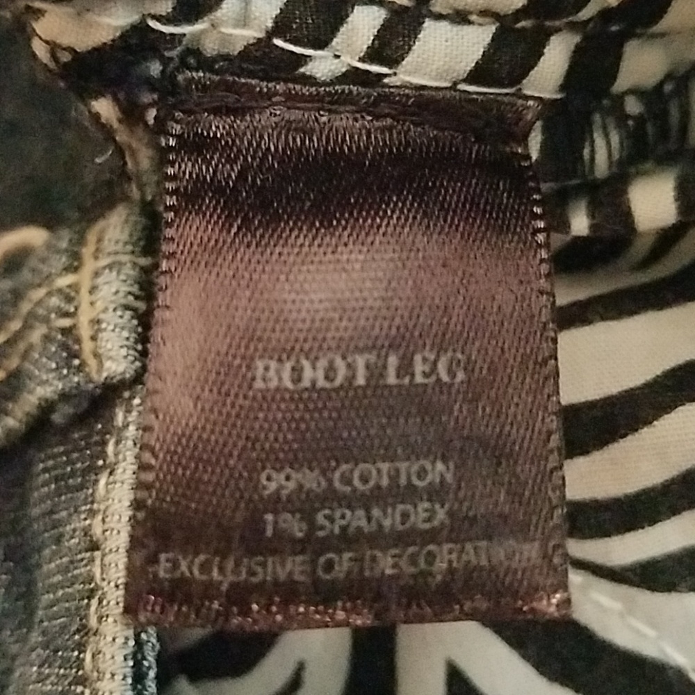 WHBM Distressed Bootcut Jeans - Picture 9 of 9